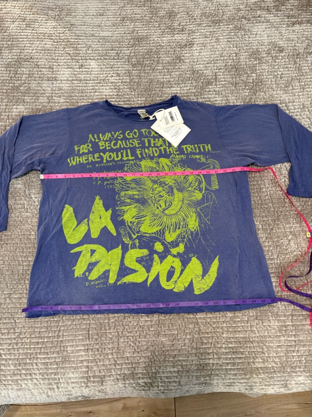 Magnolia Pearl NWT Find The Truth Viggo Long Sleeve T in Sunflower, OSFM - Picture 9 of 12